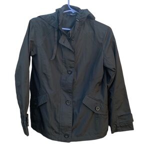 LANDS’ End – Women’s Full Zip/Button Down Fall Jacket - Size XS 2/4 - Black